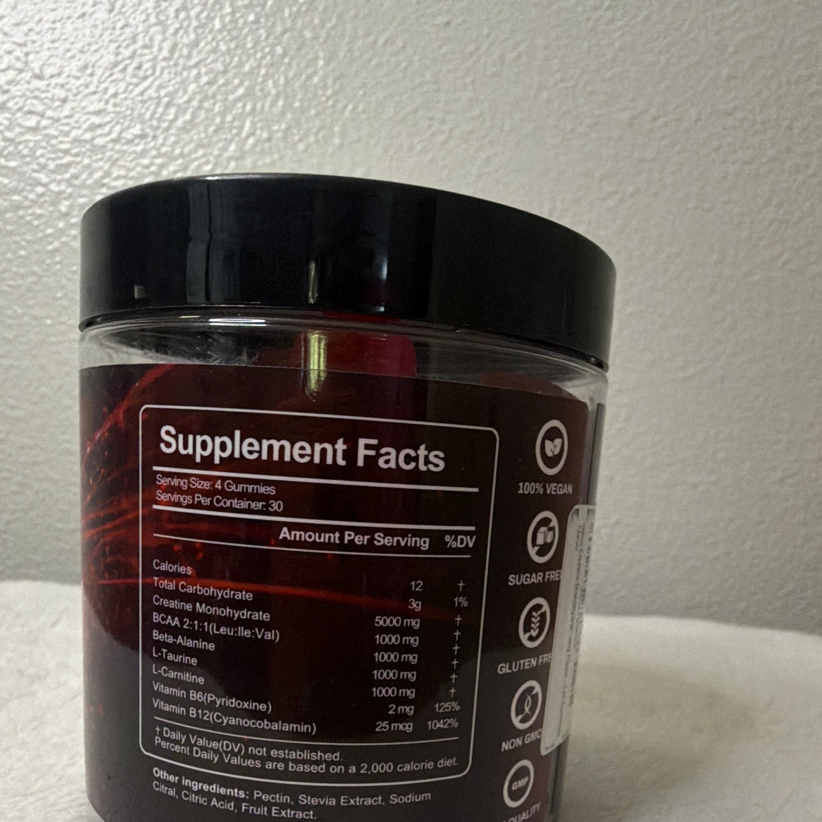oofoo Creatine Monohydrate Gummies 9000mg/Serving 120 Vegan Mixed Berry