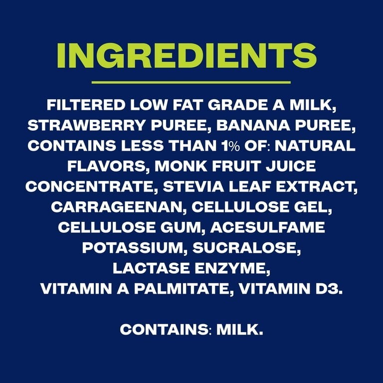 Core Power by Fairlife Protein Shake Strawberry Banana, 26g Protein 14oz 6-pack