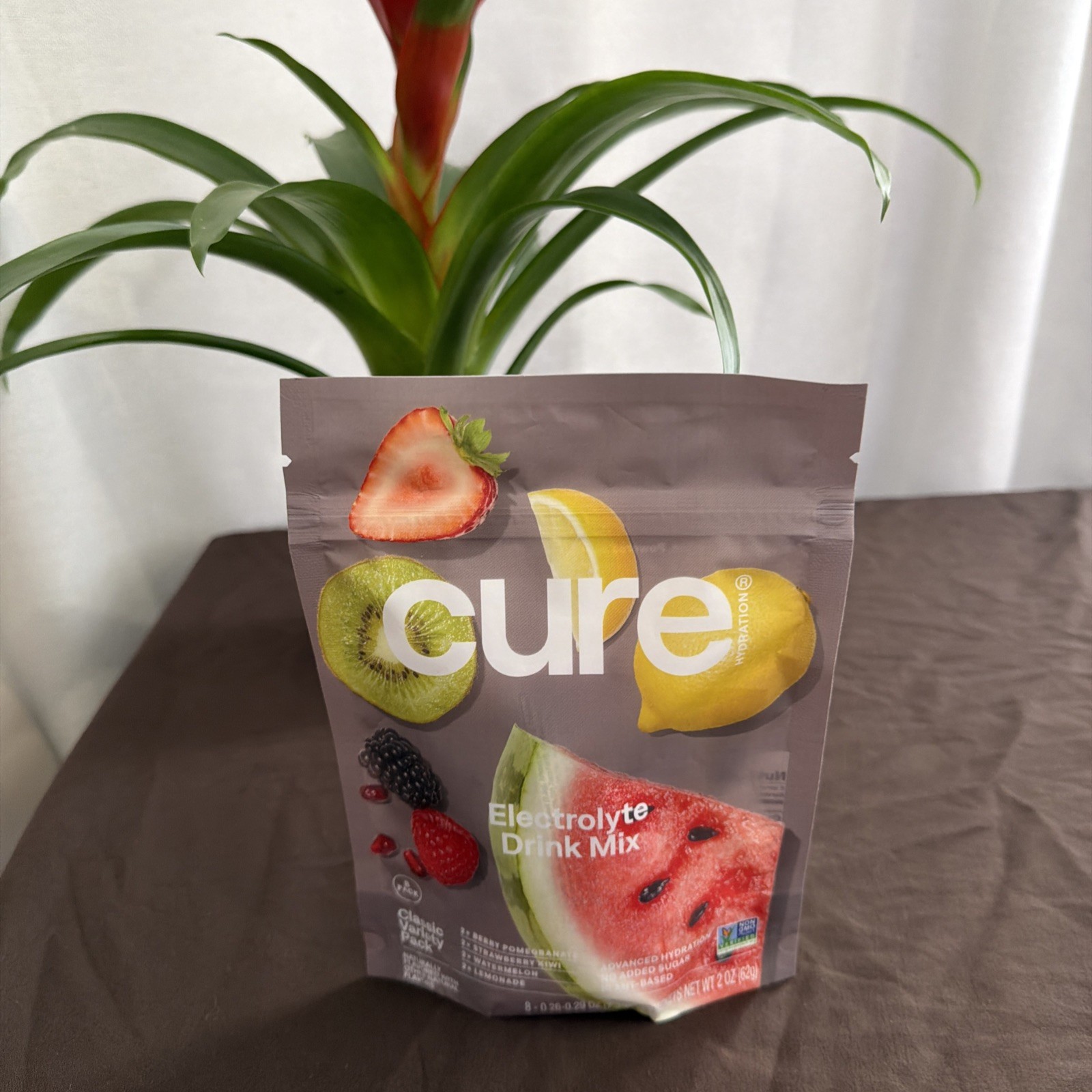 Cure Electrolyte Drink Mix Tropical Variety Pack Of 8 Packs – NEW SEALED!