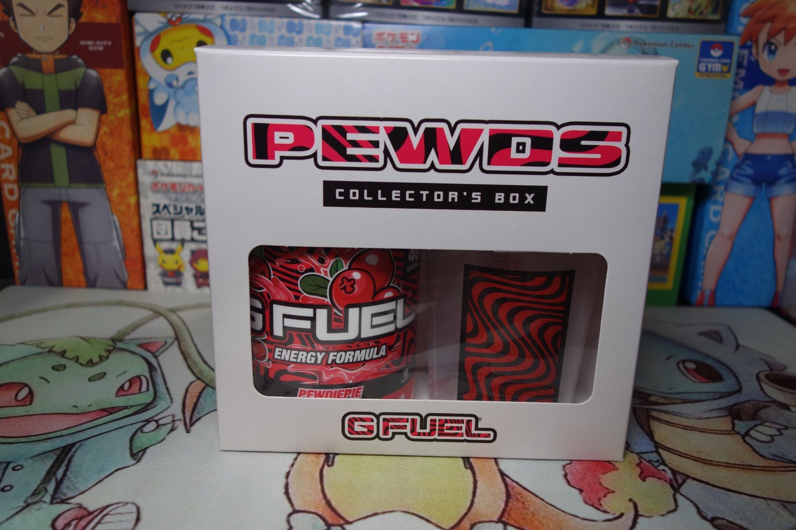 Pewdiepie Pewds Lingonberry G fuel Collector’s Box Brand New On Hand!
