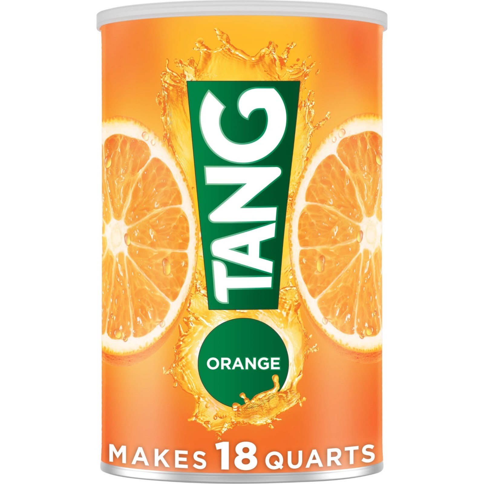 Tang Drink Mix, 1 Canister,Flavorful Hydration, Refreshment,Orange, 58.9 oz