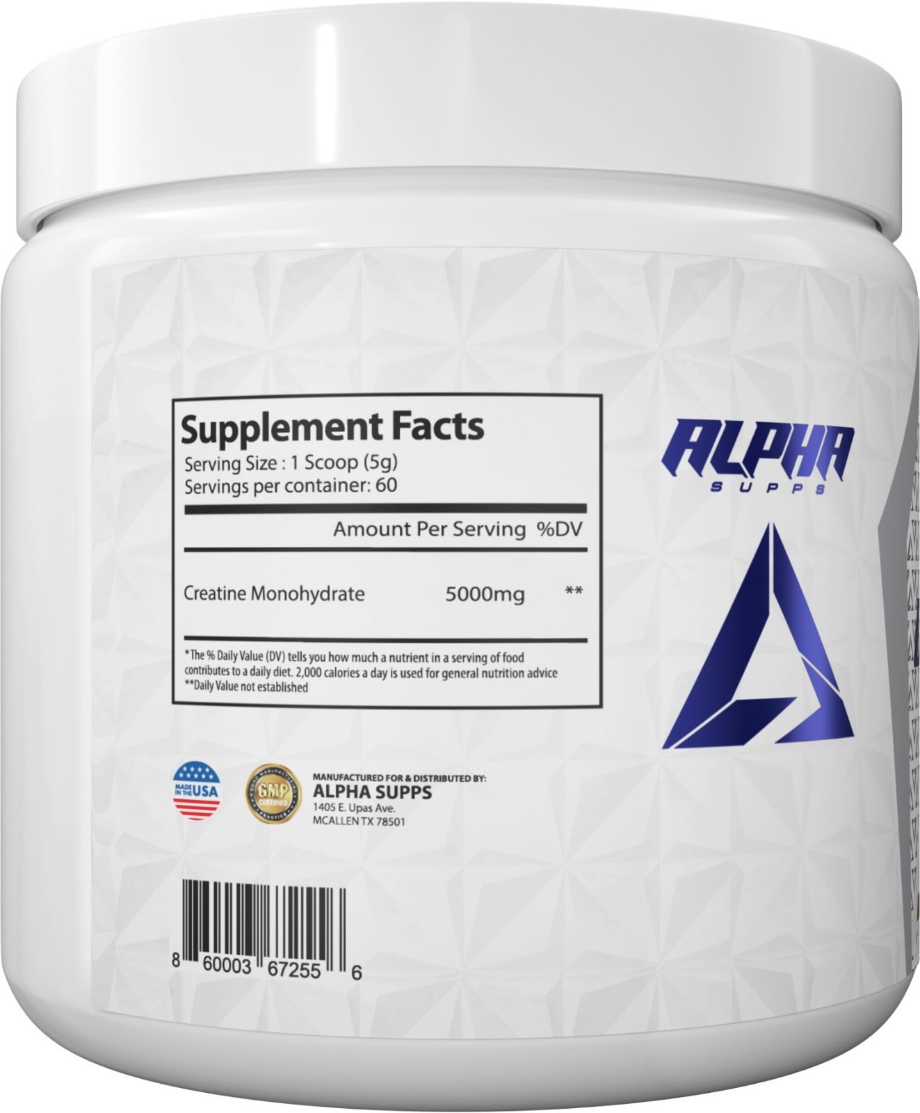 Micronized Creatine Monohydrate Powder – Unflavored Muscle Growth Support, 300g