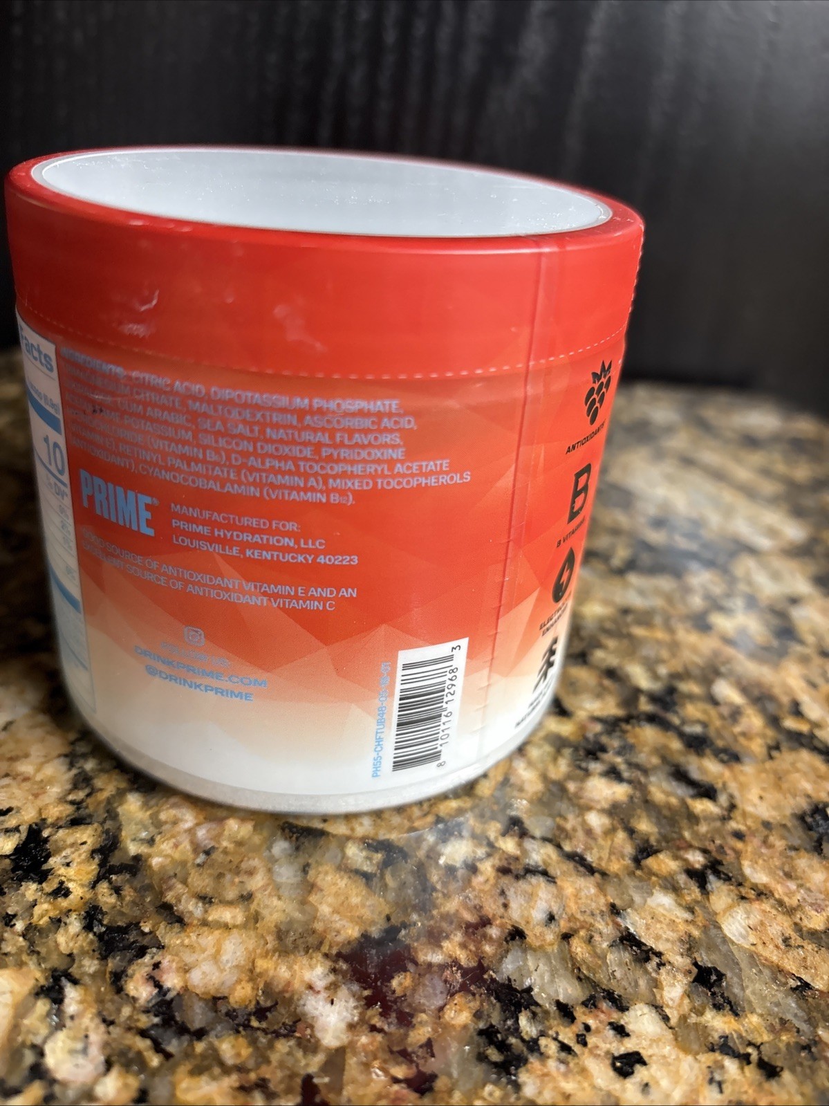 PRIME Hydration+ Powder – Cherry Freeze 48 Servings – NEW SEALED-Expire 2/28
