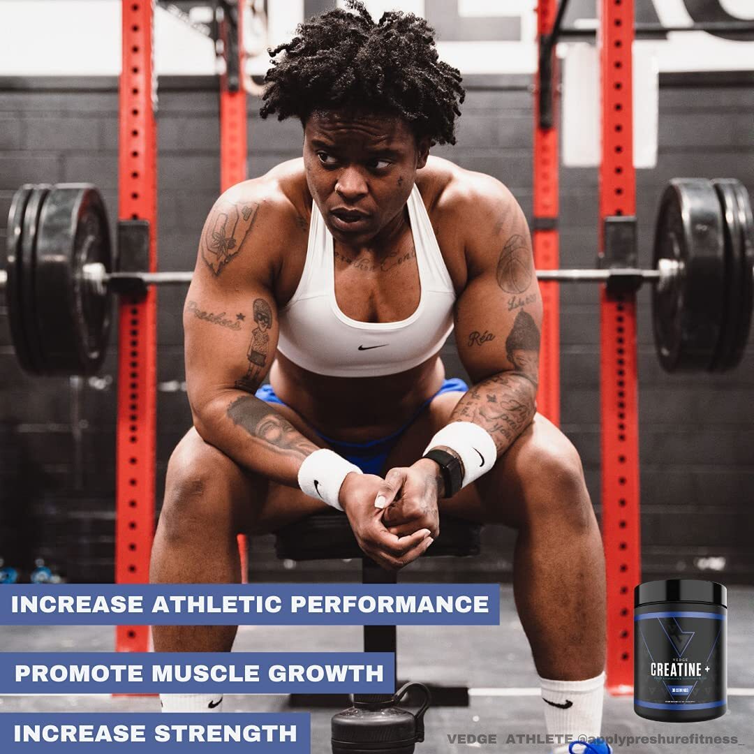 vedge Nutrition Creatine + | Vegan Plant-Based Creatine Monohydrate Powder | …