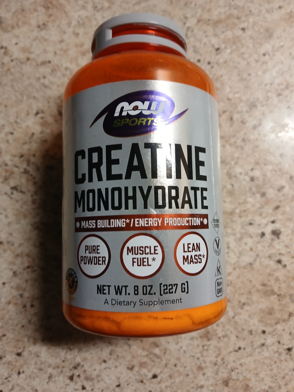 NOW Sports Nutrition Creatine Monohydrate Powder Mass Building*/Energy