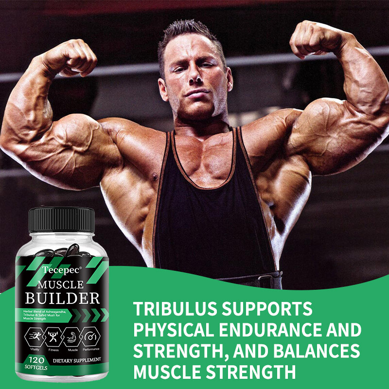 Muscle Builder, Testosterone Booster & Muscle Gain, Energy Capsules