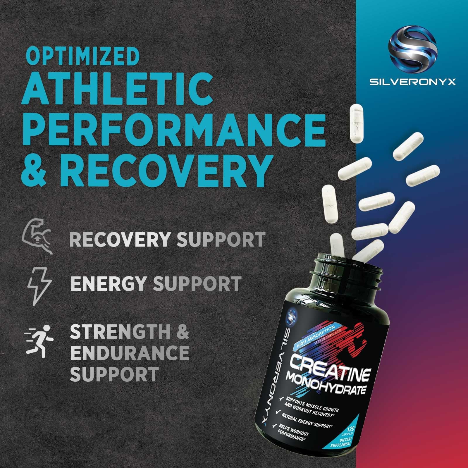 Creatine Monohydrate 3000mg Per Serving – 3X Strength Micronized Creatine Pow…