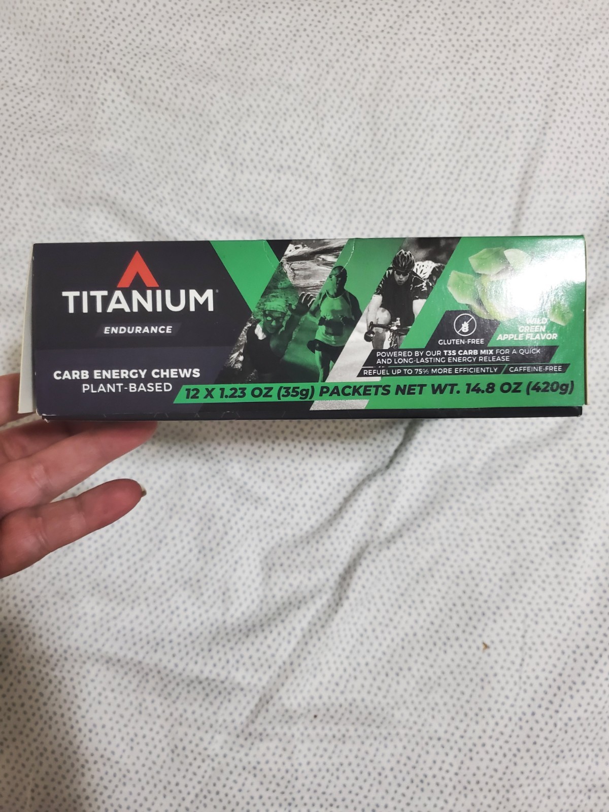 Energy carb chews Titanium Endurance 12 Pk