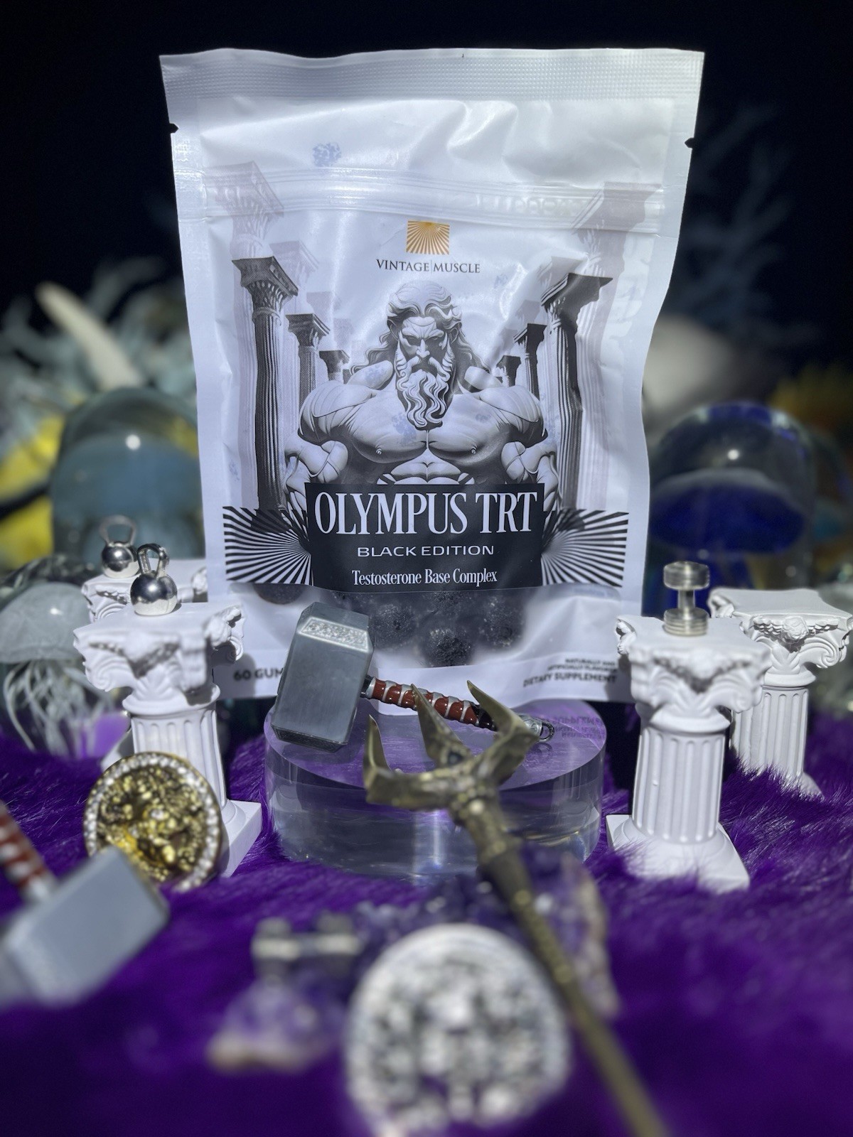 Olympus TRT 4Dhea 2 Step PreCursor 2 Test. Base Gummies By Vintage Muscle💪🏛️🌍