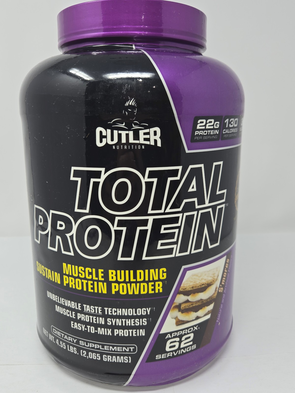 Cutler Nutrition Total Protein Powder – 4.5 lbs (62 Servings) Choose Your Flavor
