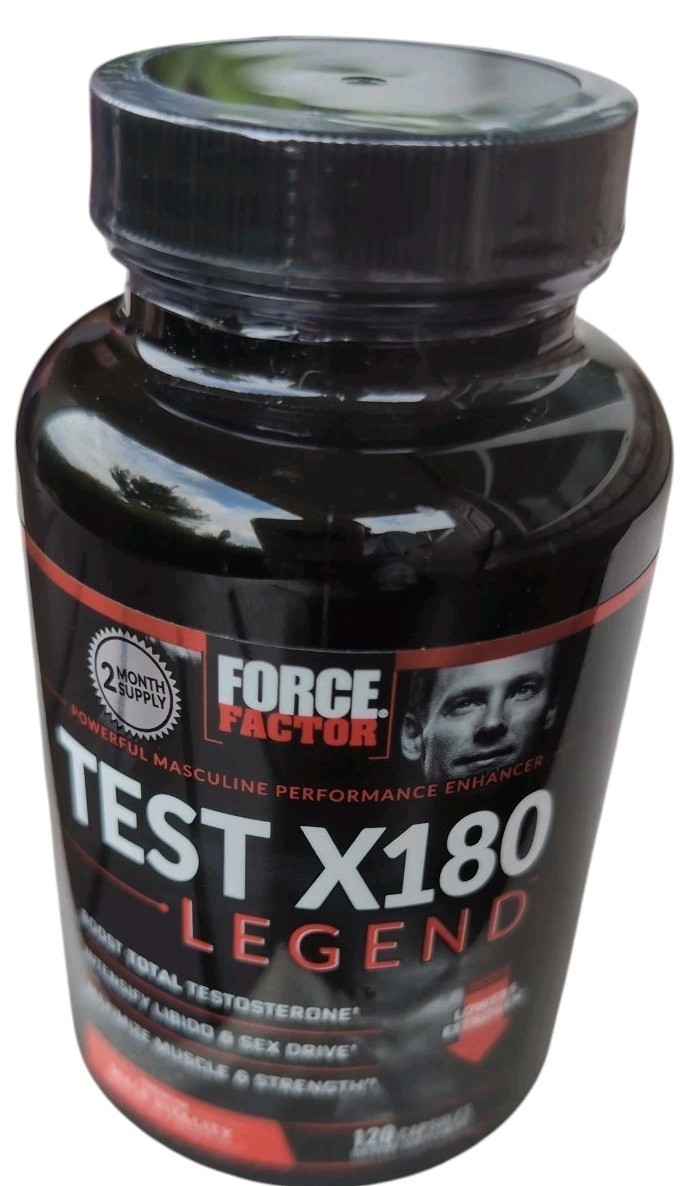 Force Factor Test X180 Legend ~ Test Booster Muscle Builder ~ 120 caps Exp 03/30