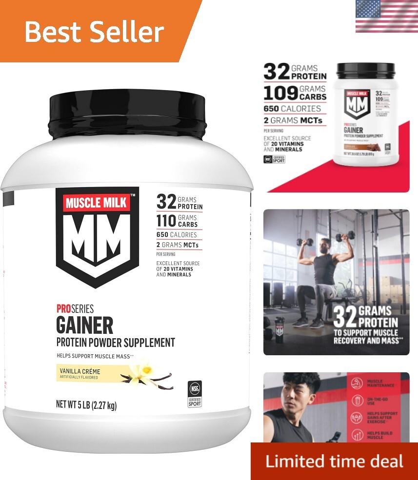 Cytosport Muscle Milk Pro Gainer, 5 lb – Protein Blend for Muscle Mass