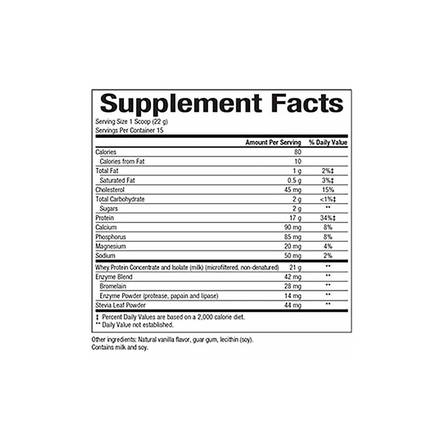 Natural Factors, 100% Natural Whey Protein, French Vanilla, 32 Ounces