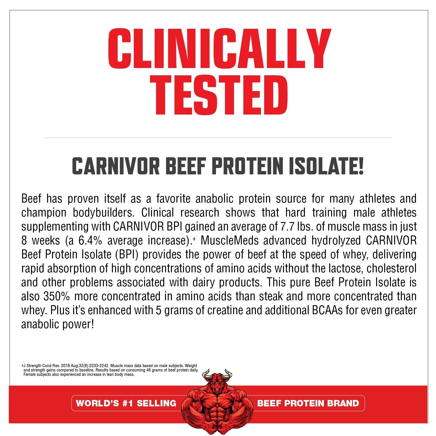 MuscleMeds Carnivor Mass Chocolate Big Steer 1250, 15 Lb (Packaging May Vary)