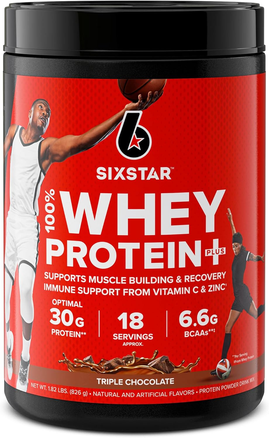 Elite Series 100% Whey Protein plus Triple Chocolate 1.8Lbs US & Elite Series 10