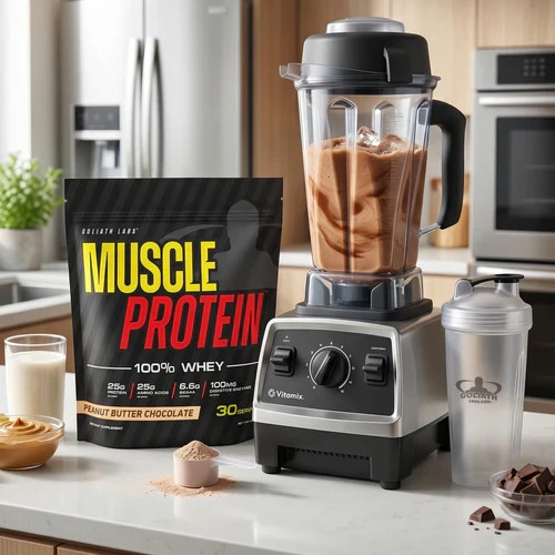 Whey Protein Powder 2.2LB Goliath Labs 30 Servings