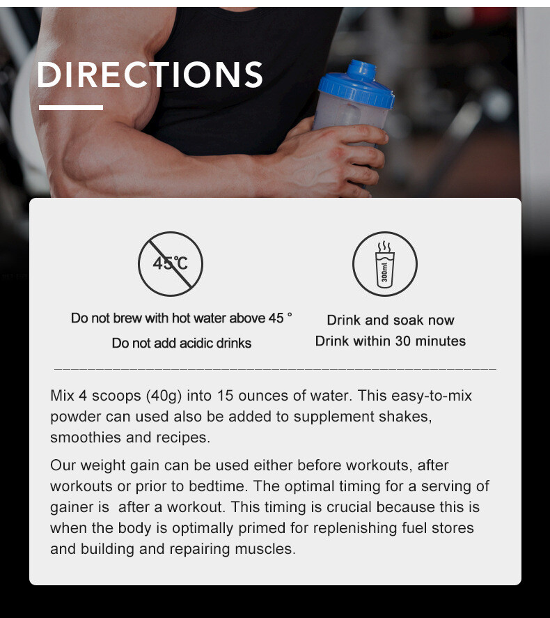 High-Quality Weight Gainer Powder – Efficient Muscle Building Supplement