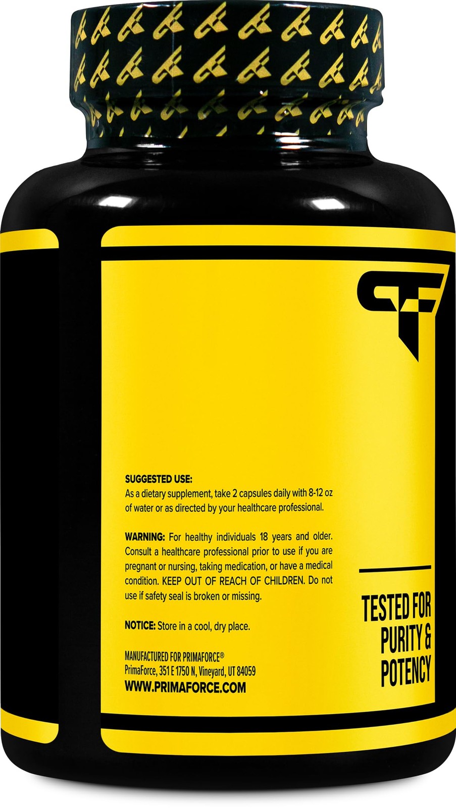 PrimaForce Cissus Quadrangularis Extract 120 500mg Capsules, 1000mg/Serving