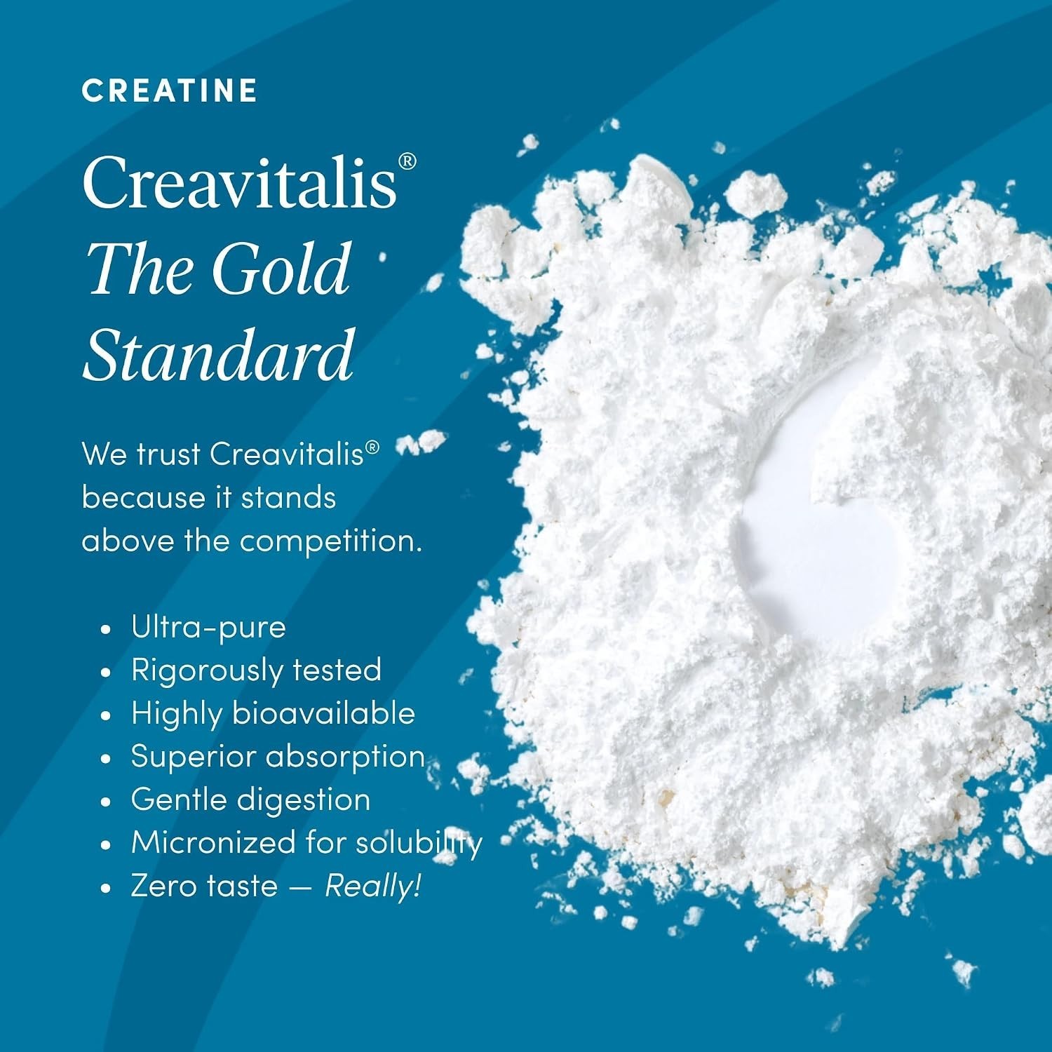Creatine Powder with Creavitalis Muscle Support, 11 OZ | & gluten free Creav…