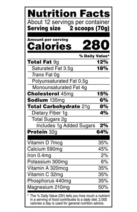 Muscle Milk Genuine Protein Powder, Vanilla, 1.9 lb, 32g Protein