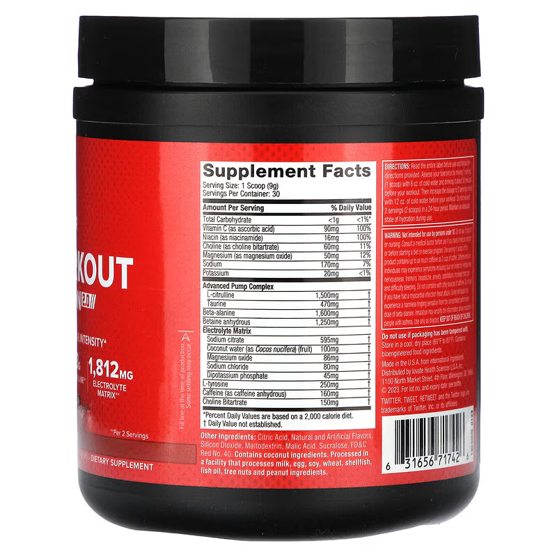 SIXSTAR, Pre-Workout Explosion 2.0, Fruit Punch, 9.52 oz (270 g) ~ Exp 5/27
