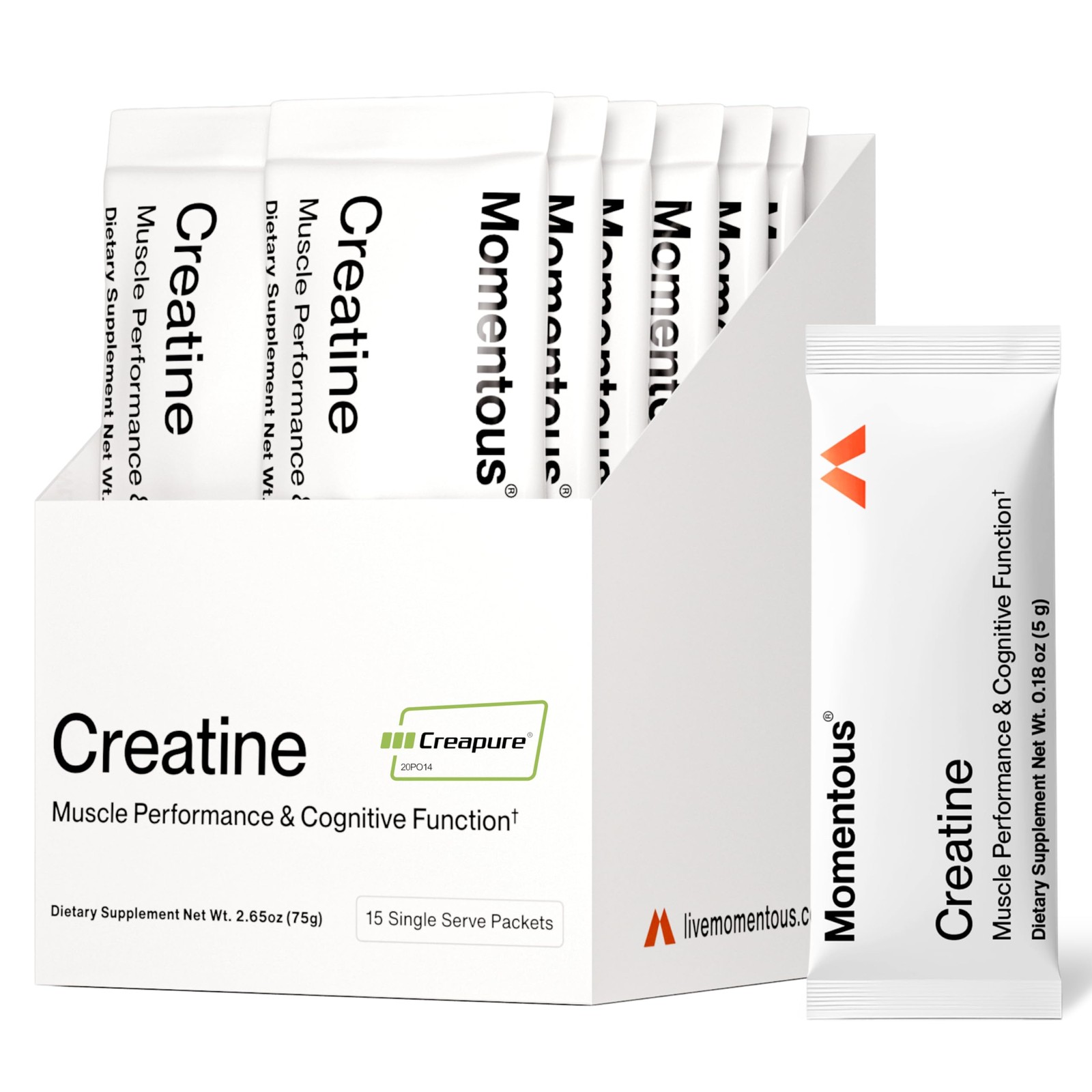 Momentous Creatine Monohydrate Powder – Creapure Creatine Powder – Supports S…