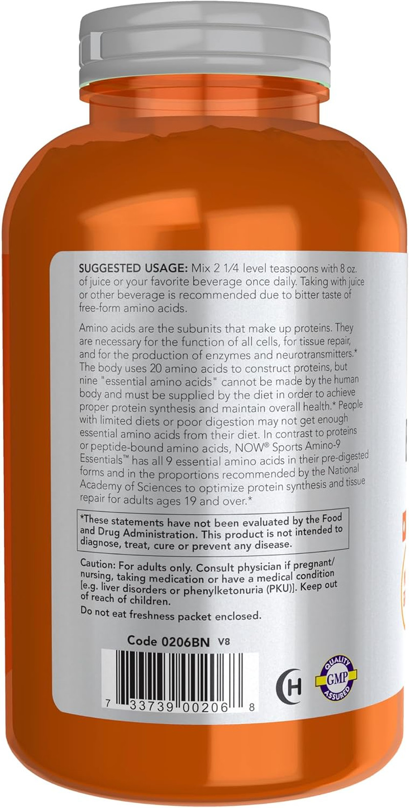 NOW Sports Nutrition, Amino-9 Essentials™ Powder, Enhanced Protein Synthesis, Am