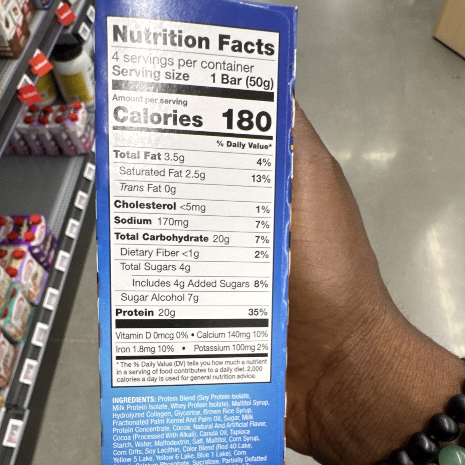 Pure Protein Cocoa Pebbles Gluten Free Protein Bars 4-Pack 7.04 oz