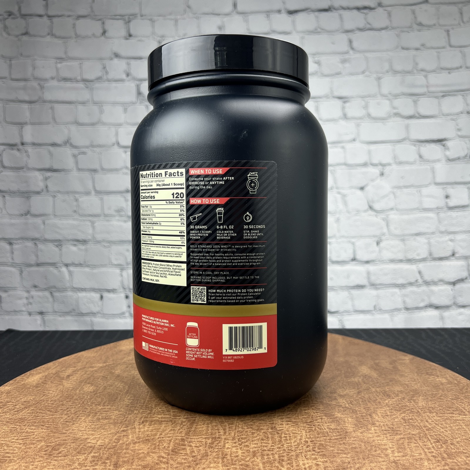 Optimum Nutrition Gold 100% Whey Protein Banana Cream 2lb