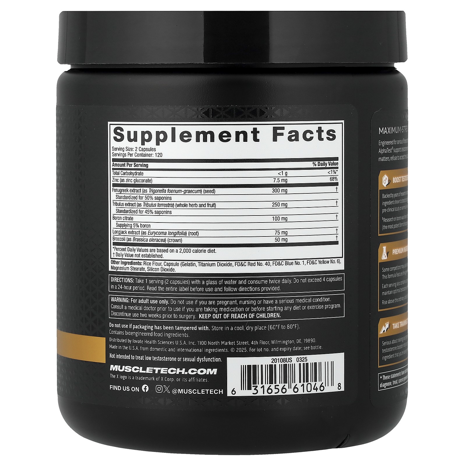 Alpha Test, 240 Capsules