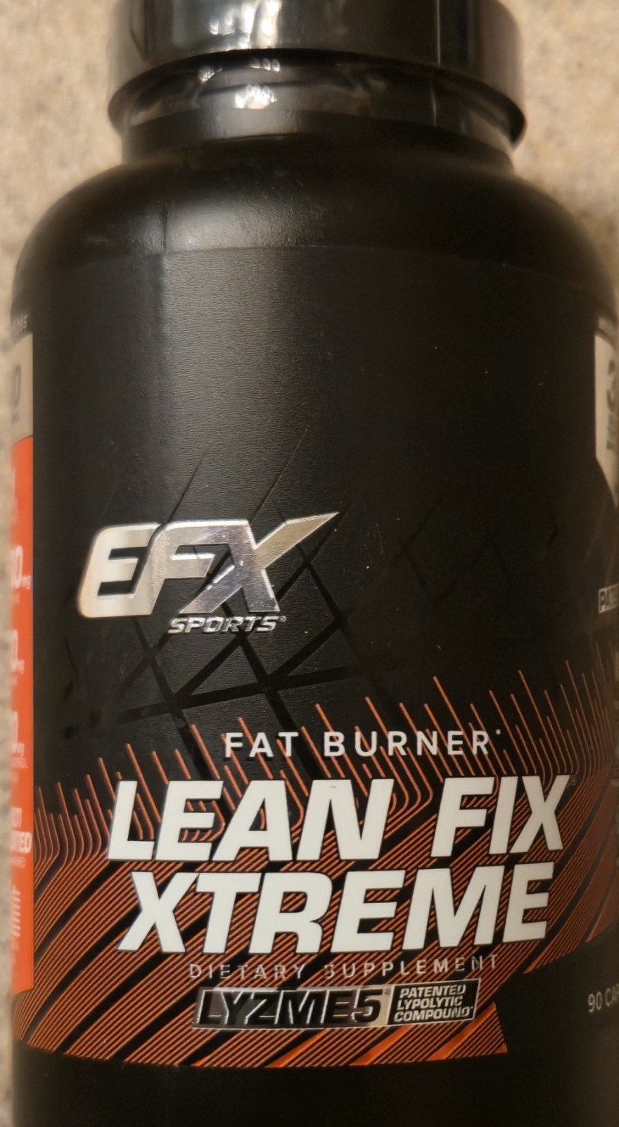 EFXSports LEAN FIX EXTREME Thermo Fat Burner 90 Caps (30 Servings) BEST BY 12/26