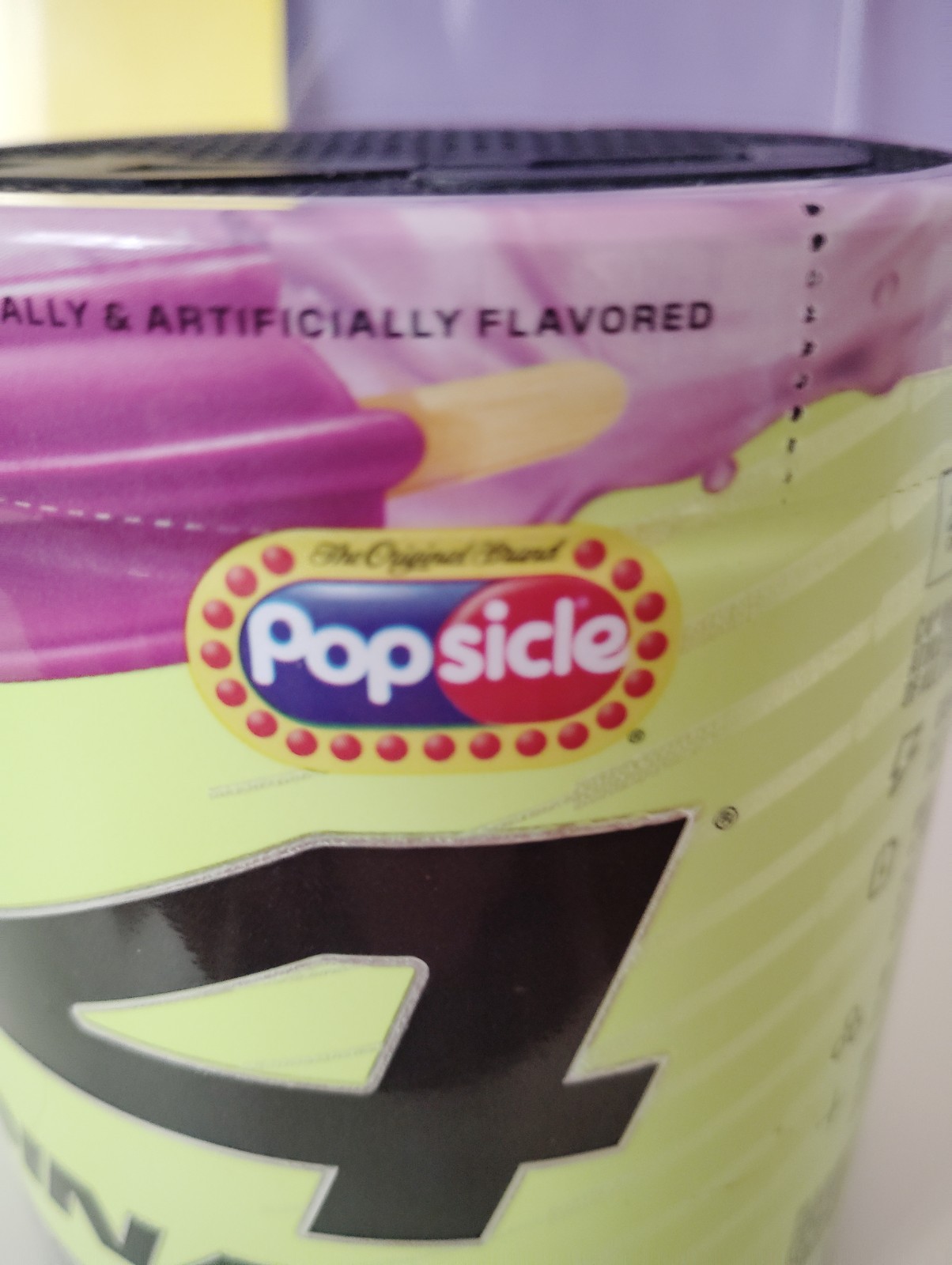 This is a Cellucor C4 Original Pre-Workout powder in the Grape Popsicle flavor.