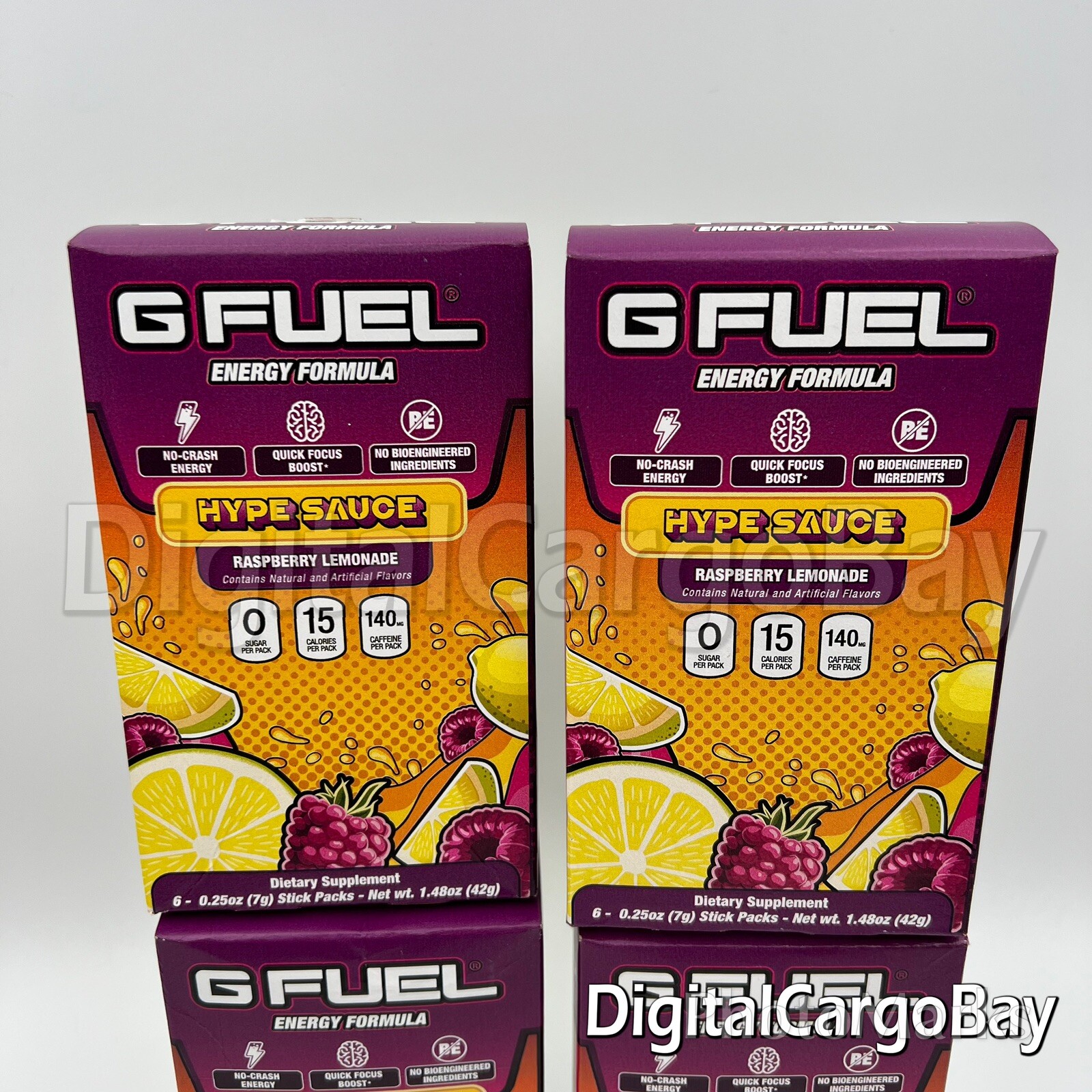 G Fuel Hype Sauce Energy Powder Sticks – x4 6 Packs (24 Sticks) GFUEL