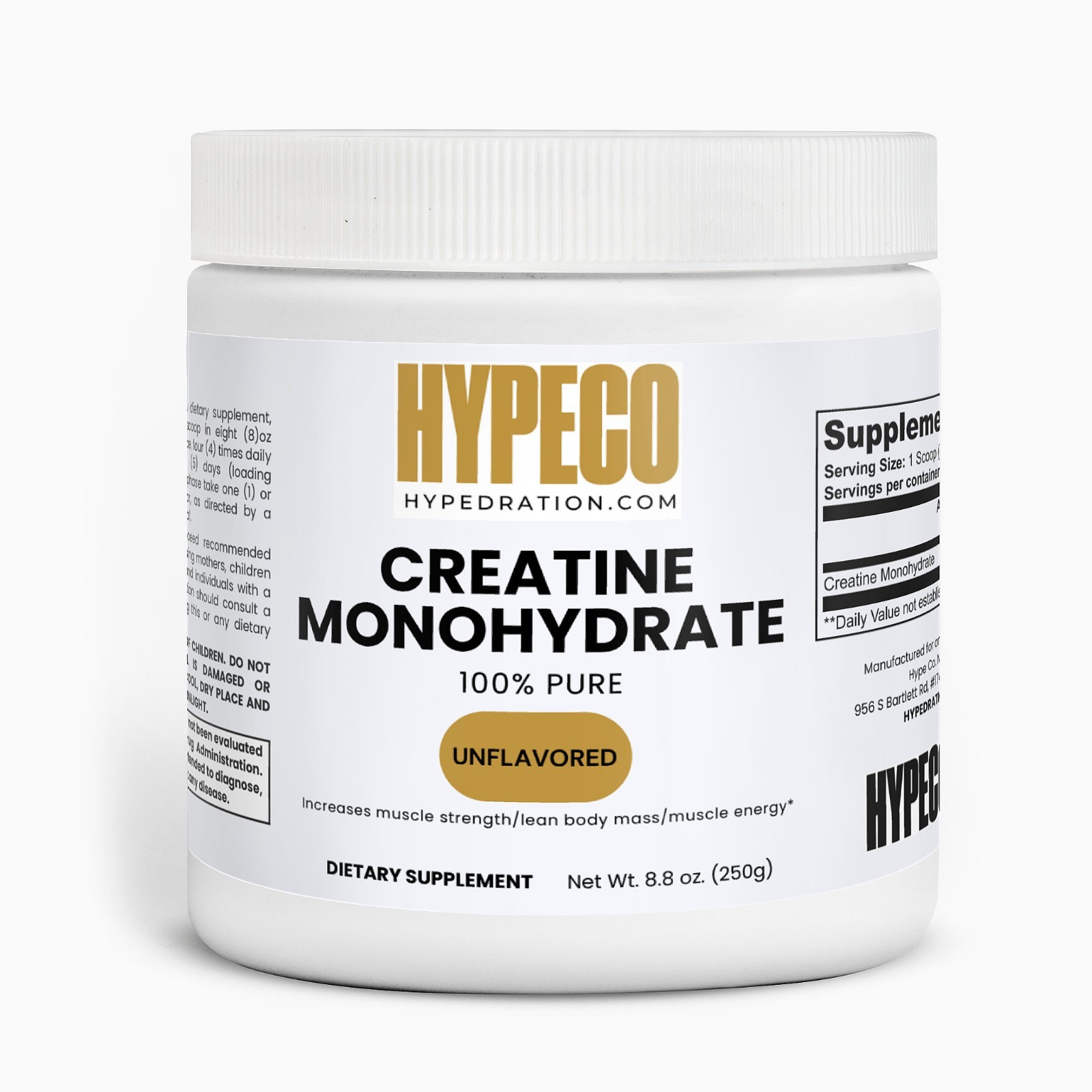 HypeCo Green Superfood Powder + FREE Creatine ($34 value) Greens Detox Energy