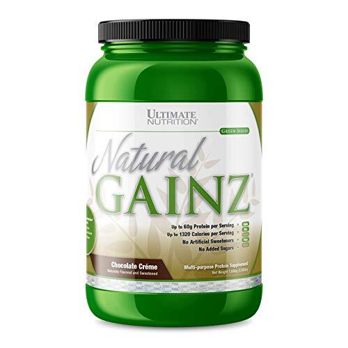 Natural Gainz Whey Protein Powder – Natural Gainer , Chocolate, 3.6 Pounds