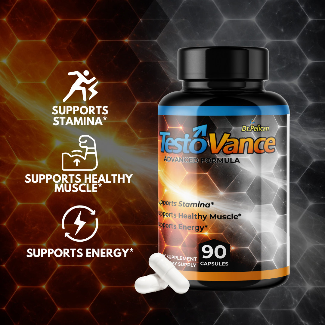 TestoVance- Bodybuilding & Men’s Health Support- 12 Bottles- 1080 Capsules