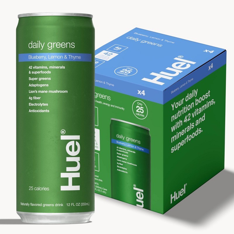 Blueberry Lemon Daily Greens Ready-to-Drink Greens and Superfood Supplements –