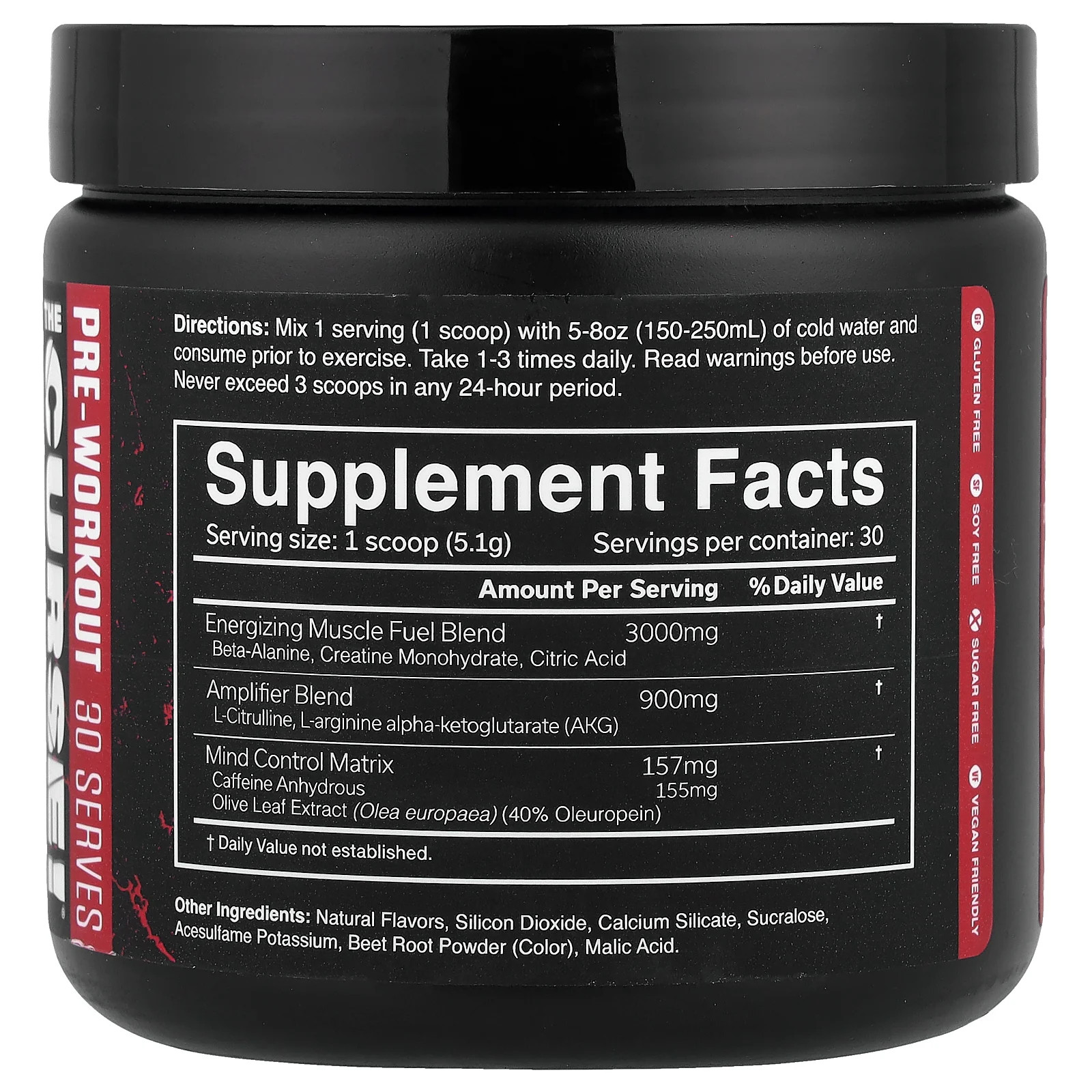 The Curse, Pre-Workout, Cherry Limeade, 5.3 oz (150 g)