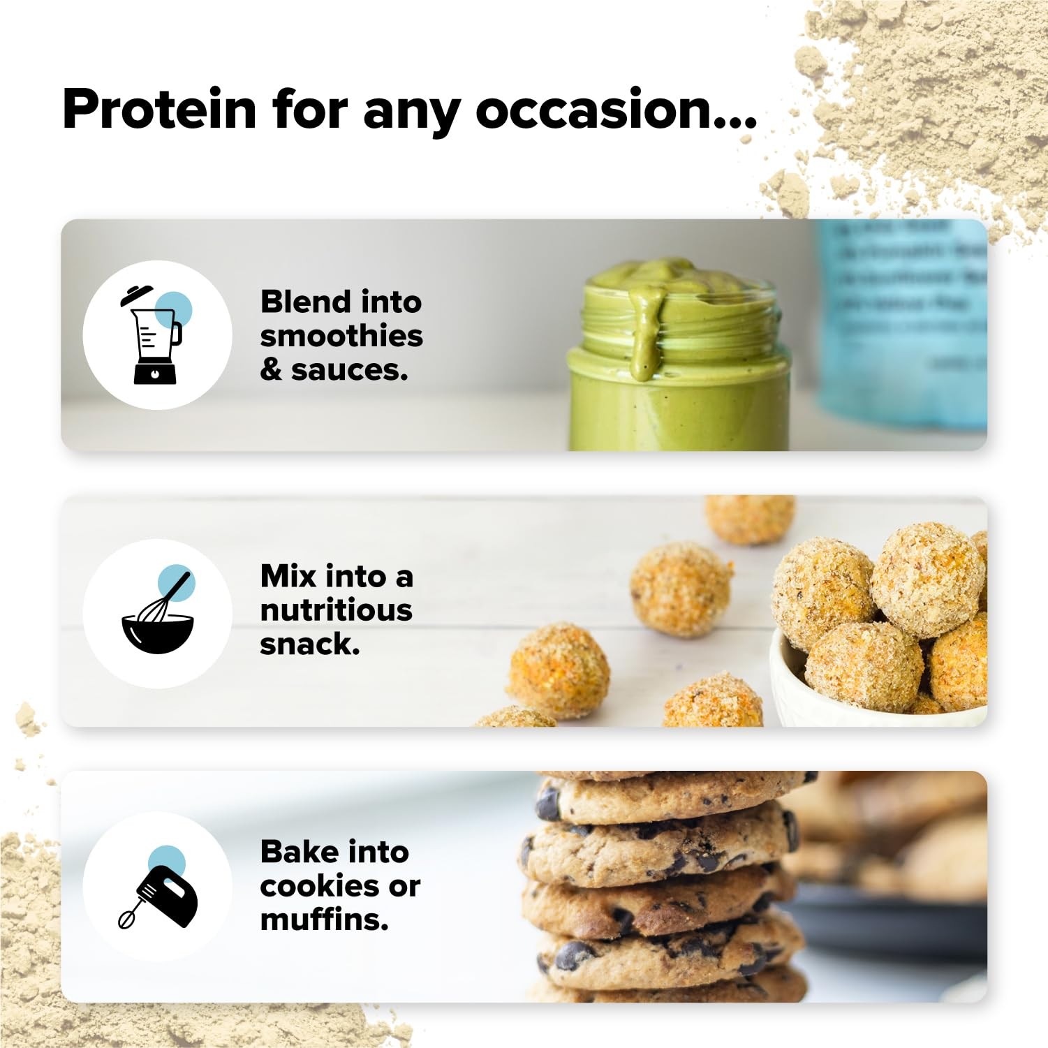 Complement 15g Vegan Unflavored Plant-Based Protein 15 Servings (Pack of 1)