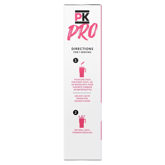 Pure Kick Pro Strawberry Watermelon Hydration Electrolyte Powdered Drink Mix 6ct