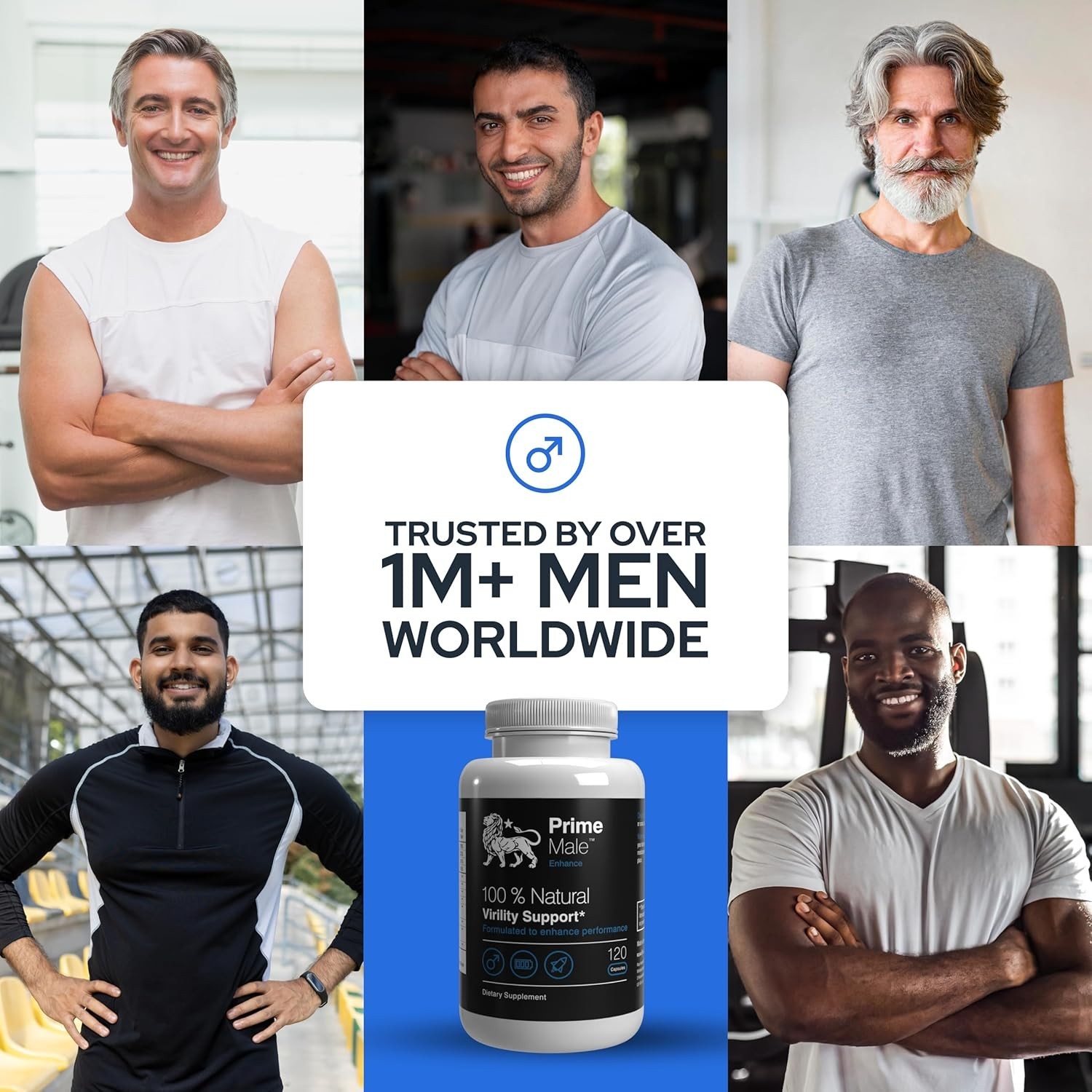 Prime Male Enhance – Male Enhancement Supplement 120 capsules Virility Support