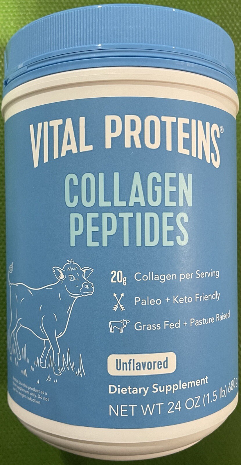 Vital Proteins COLLAGEN PEPTIDES 20g Unflavored 24 oz. Exp. 11//2026