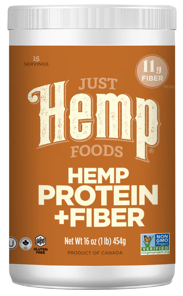Just Hemp Foods Hemp Protein & Fiber Powder 11g Protein 16 oz