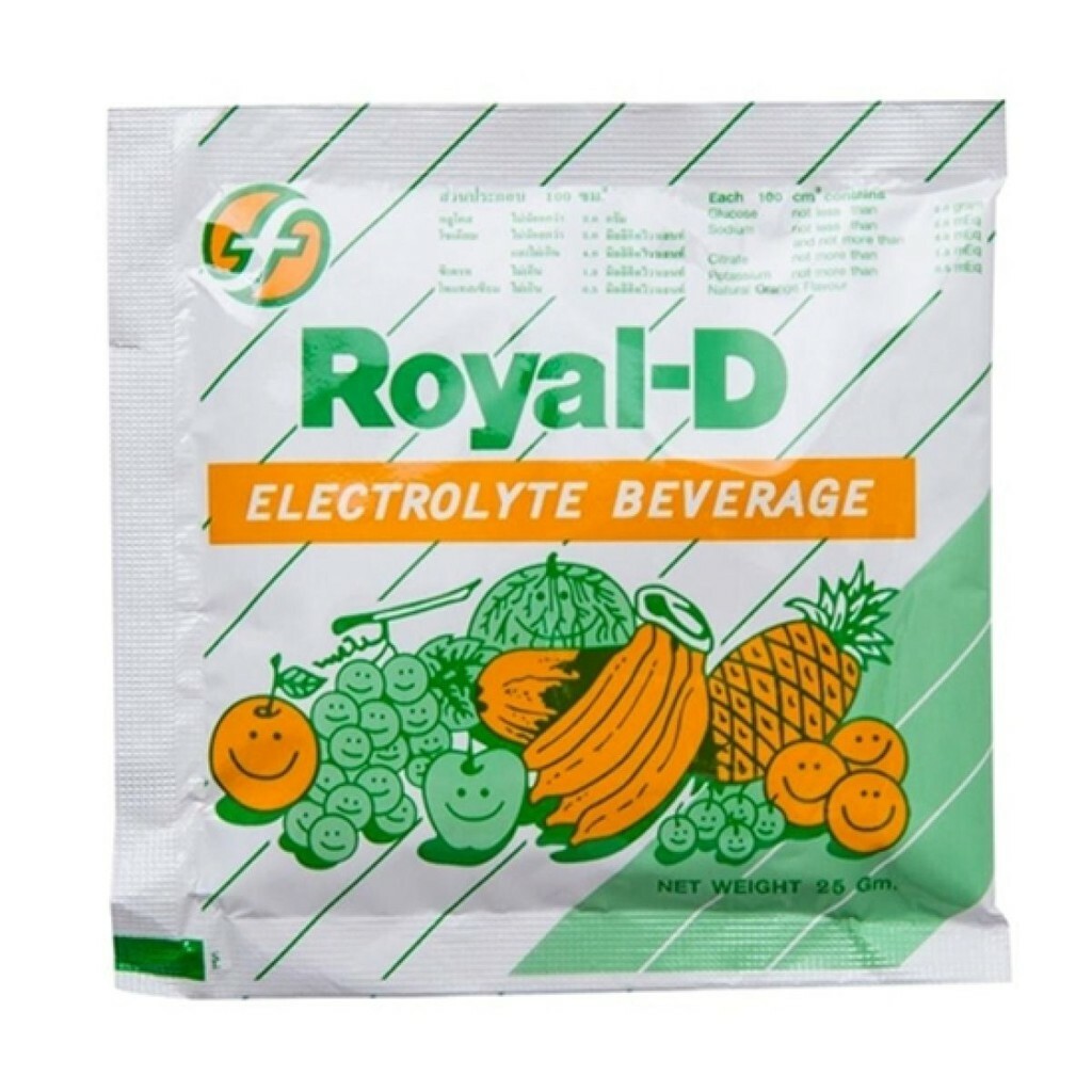 Electrolyte Royal-D Powder Drink Sport Dehydrate Supplement Power Boost 25g x 10