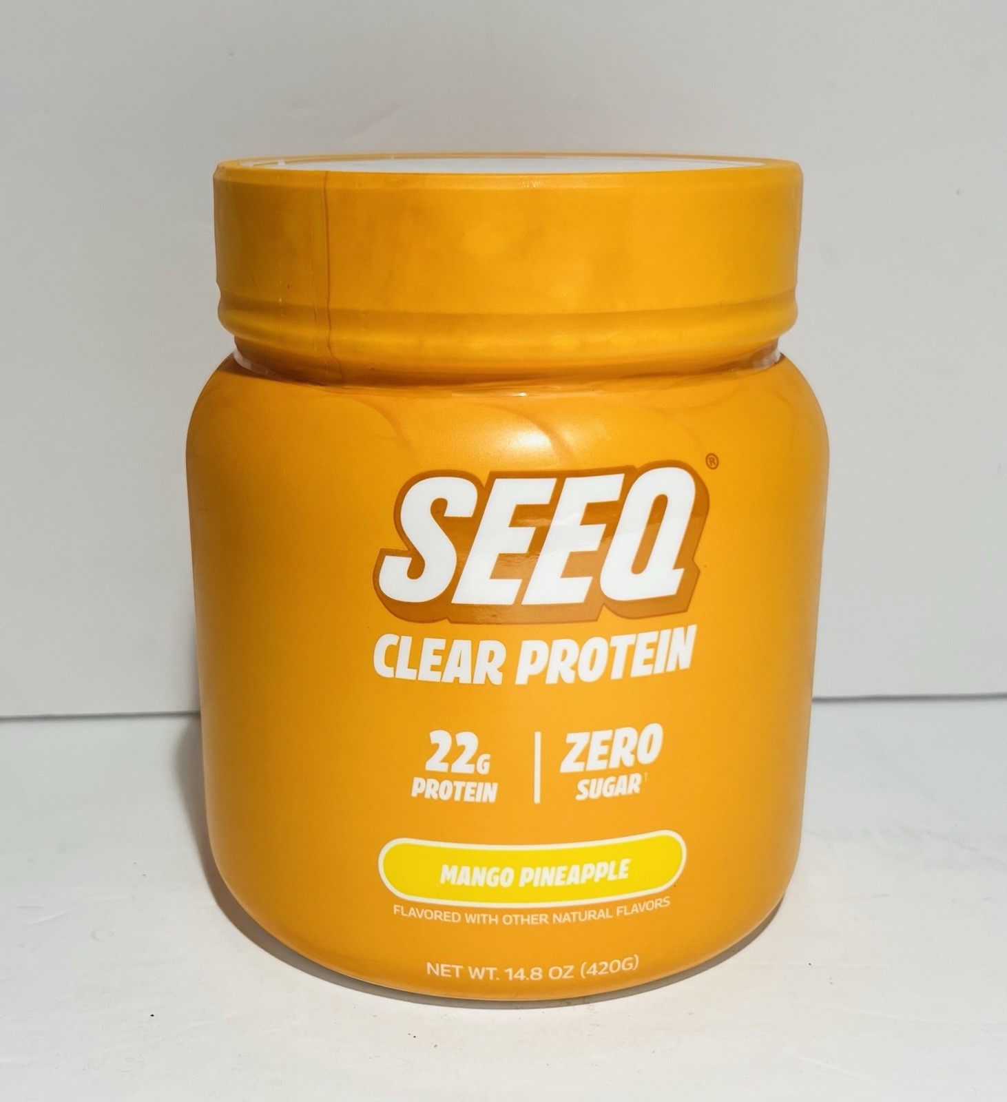 SEEQ Clear Whey Isolate Protein Powder Mango Pineapple 14.8 oz EXP 08/27 Sealed