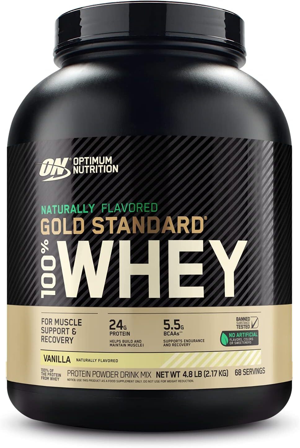 Gold Standard 100% Whey Protein Powder, Double Rich Chocolate, 2 Pounds