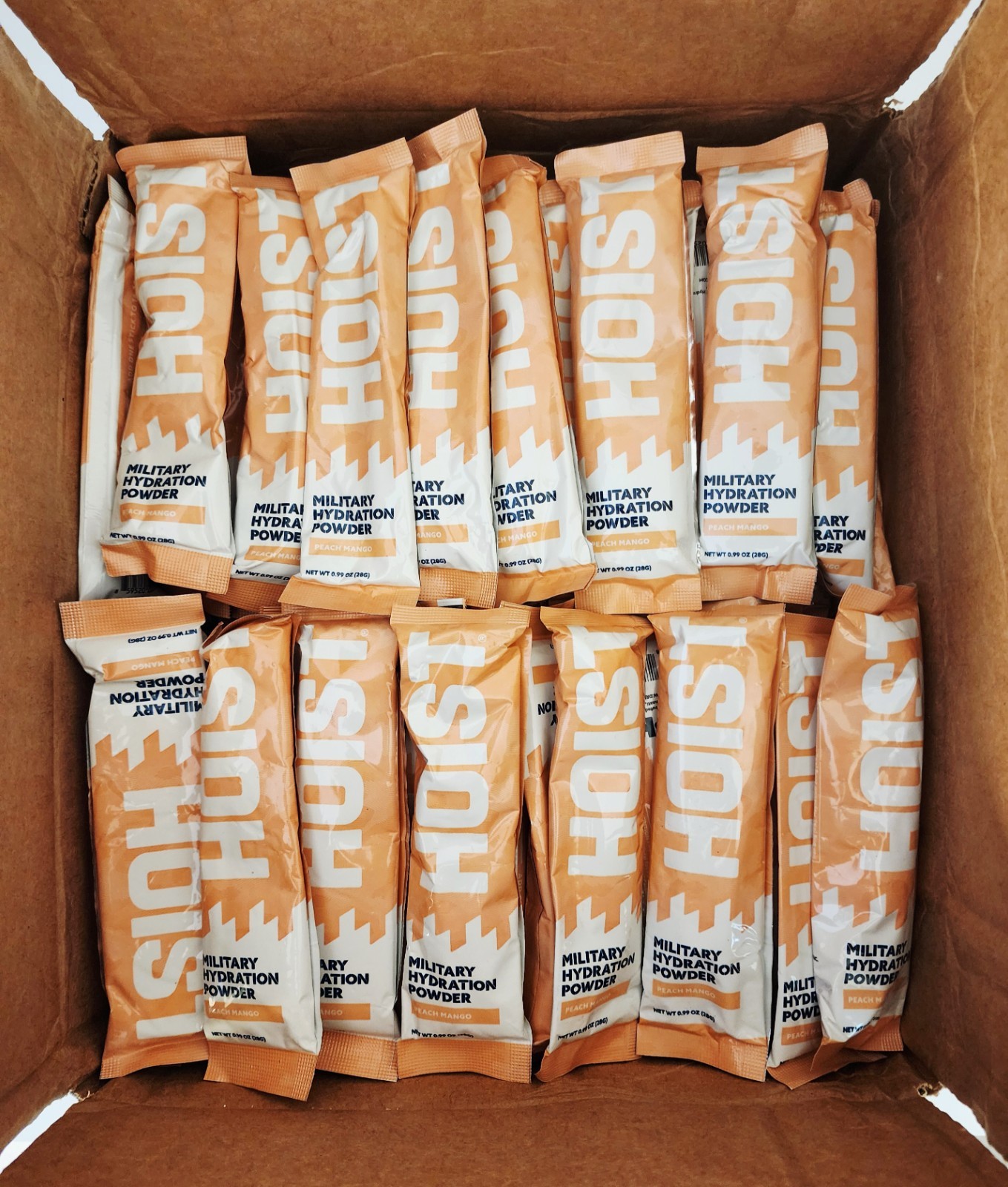 Hoist Military Hydration Electrolyte Powder Sticks 12, 24, 36, 48, or 100 pack
