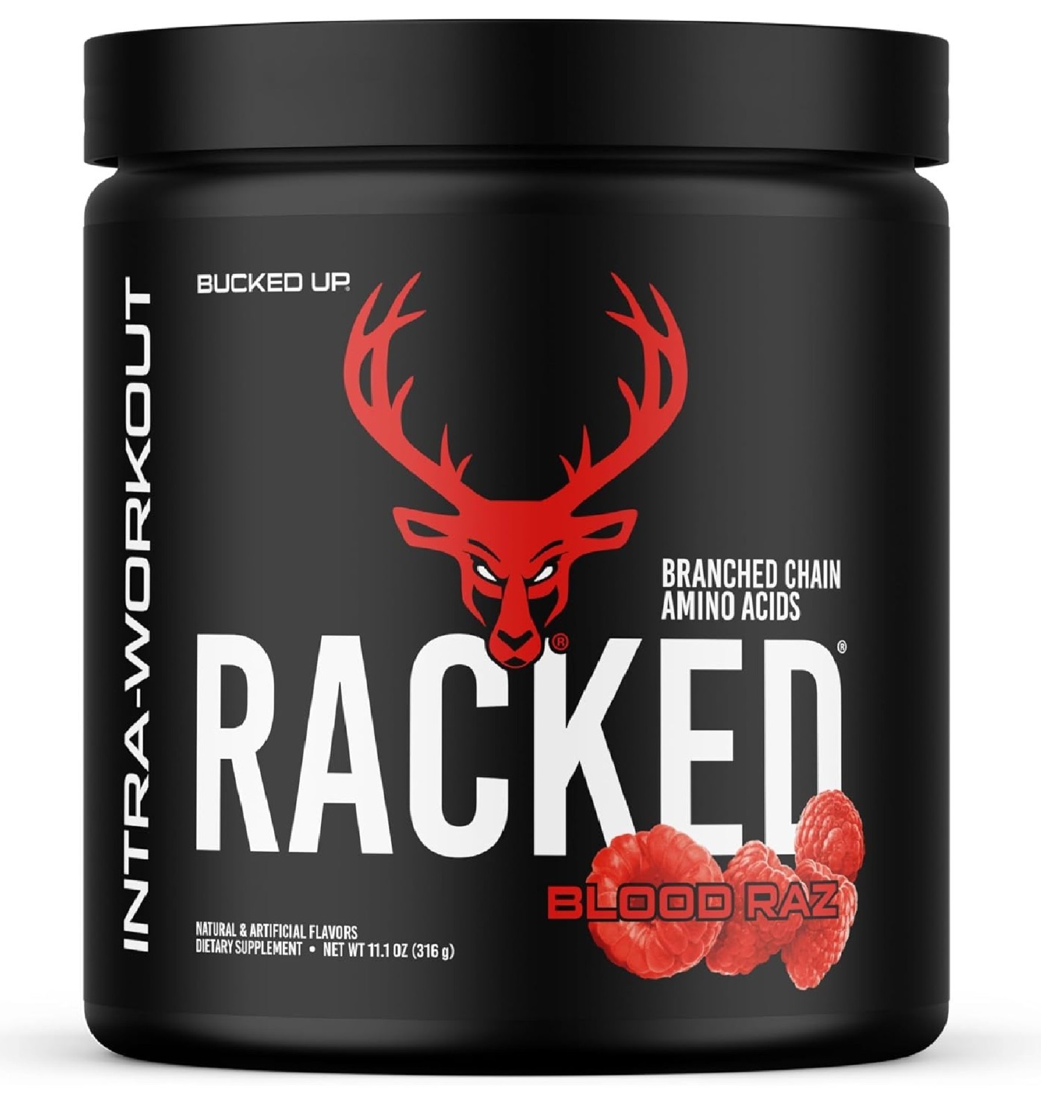Bucked Up Racked Blood Raz | Intra Workout BCAA 211 Formula with L Carnitine …