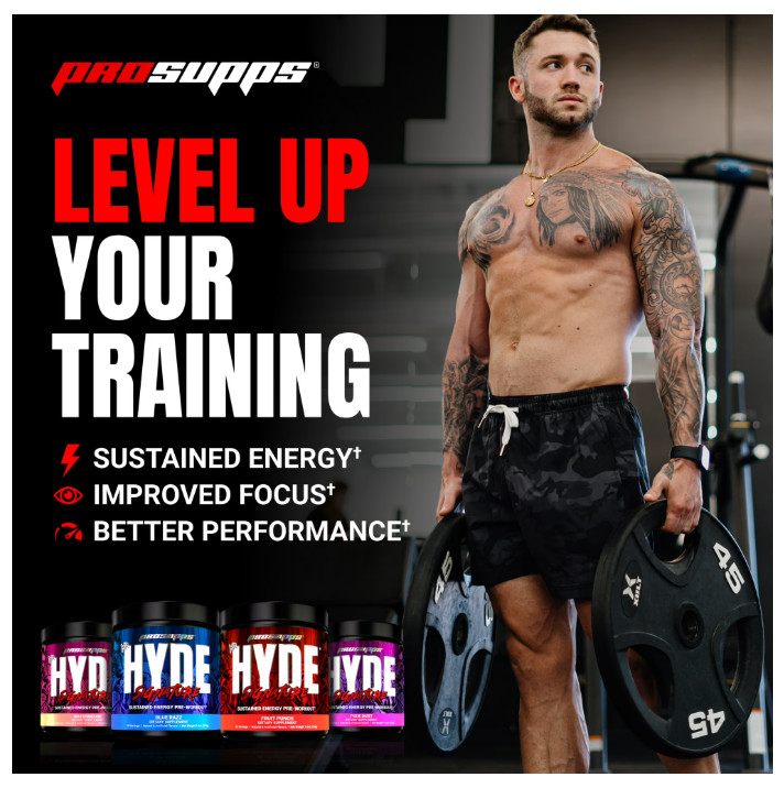 ProSupps Mr. Hyde Signature Pre-Workout Powder Blue Razz 14.7 oz