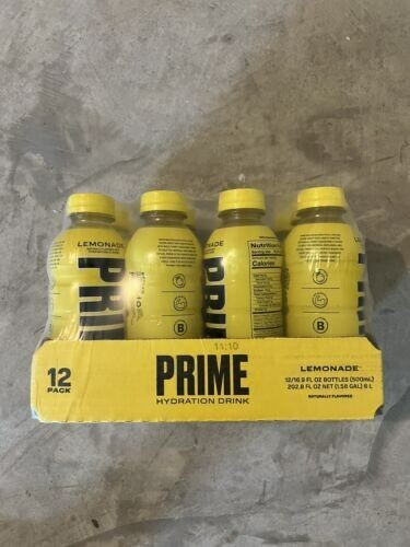 Prime Hydration Drink, 16 fl oz – Limited release lemonade flavour
